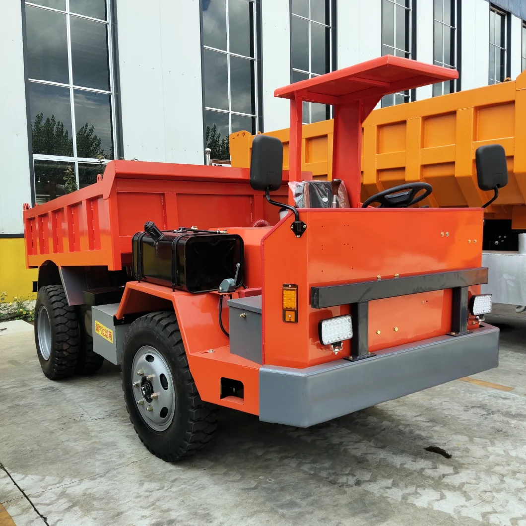 6 Tons 4X4 4X2 Mini Wheel Dump Truck Underground Mining Trucked Dumper