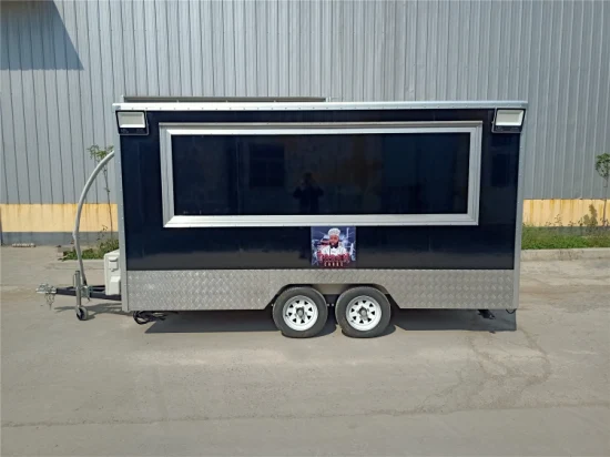 13FT 50% de réduction Food Truck Mobile Food Van Camping Concession Remorque Camions avec DOT Vin