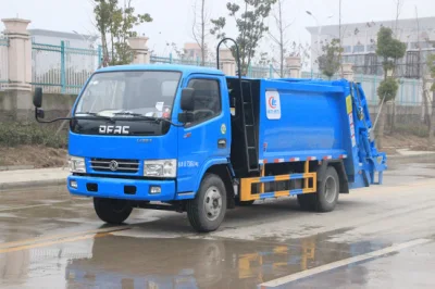 Dongfeng 6-20cbm Assainissement compressé Collecteur d'ordures Collecte d'ordures Crochet de levage Roll off Compacteur de déchets Camion à ordures