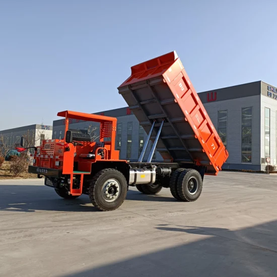 Camion à benne minière fiable à 6 roues de 25 tonnes pour un transport efficace des matériaux