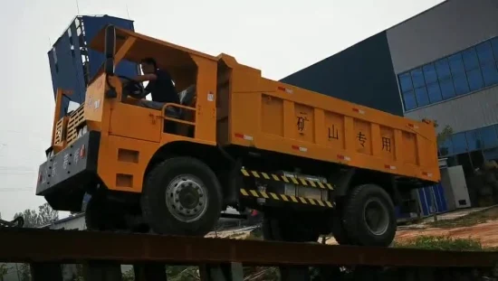 Camion à benne minière 16ton personnalisé avec cabine pour l'équipement minier de véhicule de transport