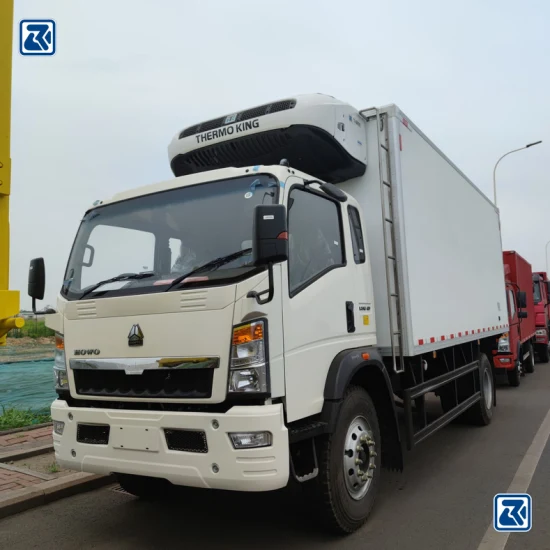 La Chine Sinotruk/HOWO 4X2 5 tonnes /10 tonnes transporteur congélateur refroidissement Cargo Van/lumière/camion/nourriture/congélateur/réfrigérateur véhicule/camion Prix pour réfrigéré/congélation/boîte